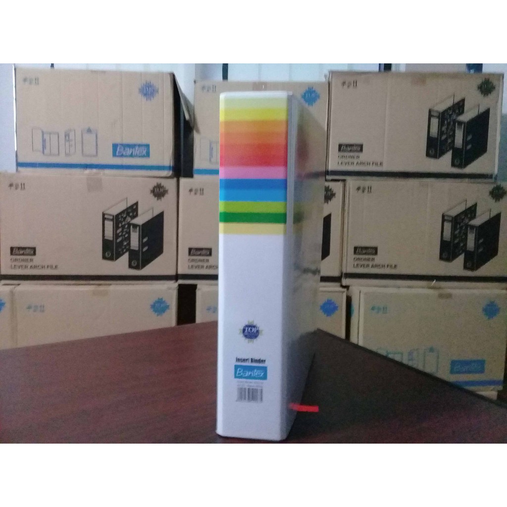 

Bantex Ordner Insert Binder A4 40 mm White Putih 8542 07