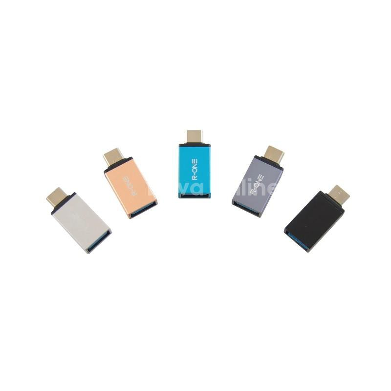 OTG USB TYPE C-CONVERTER USB 3.1 KE USB 3.0- OTG PLUG N PLAY R ONE TERBARU KHUSUS SMARTPHONE TYPE C - TEKNO KITA