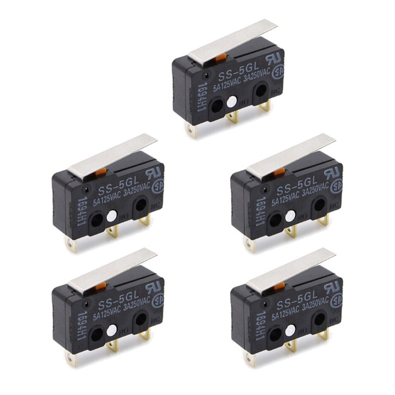 VIVI   5Pcs ENDSTOP Micro Switch RAMPS 1.4 SS - 5GL Limit Switch 3D Printer Parts