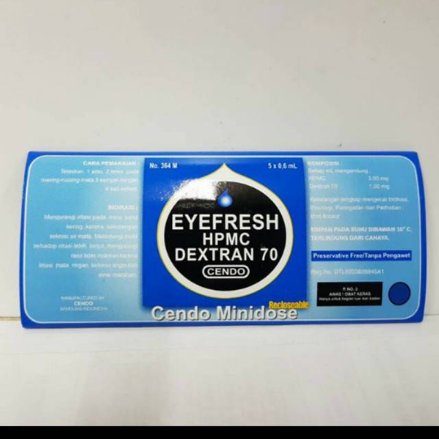 Eyefresh minidose