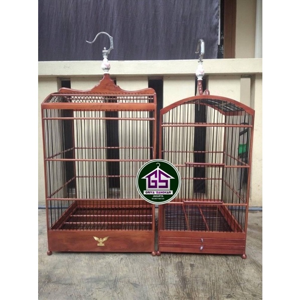 SANGKAR KANDANG KOTAK RADJA COKLAT  NO 1