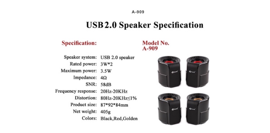 SPEAKER KISONLI A909