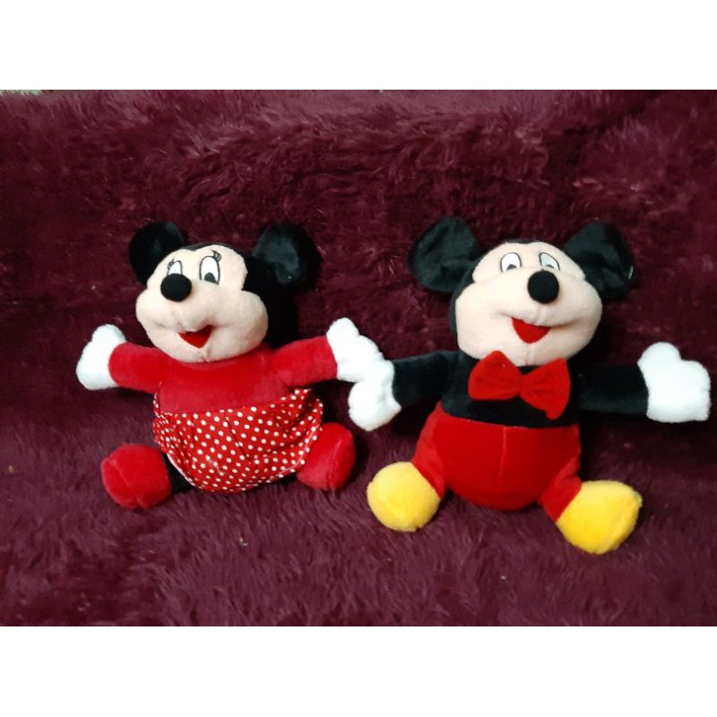 Boneka Mickey Minnie Baby