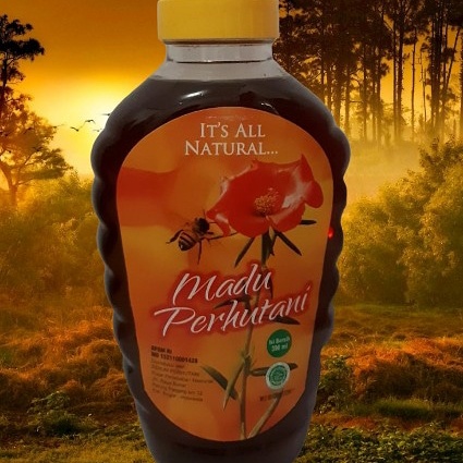 

madu- madu perhutani ukuran 390 ml - bunga liar -madu.