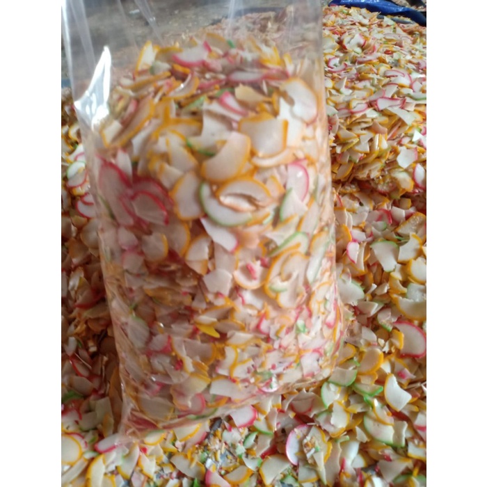 

POTONGAN KERUPUK BAWANG LEZAT RENYAH DAN MURAH - ISI 1KG (BUBUK)