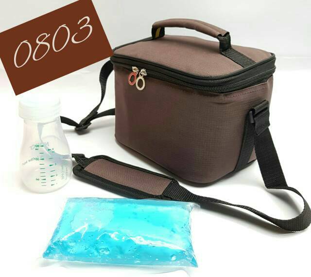 Cooler Bag Mini + 1Btl asi ninio +1 Blue gel 0803/Tas asi paket Rika 0803 s1