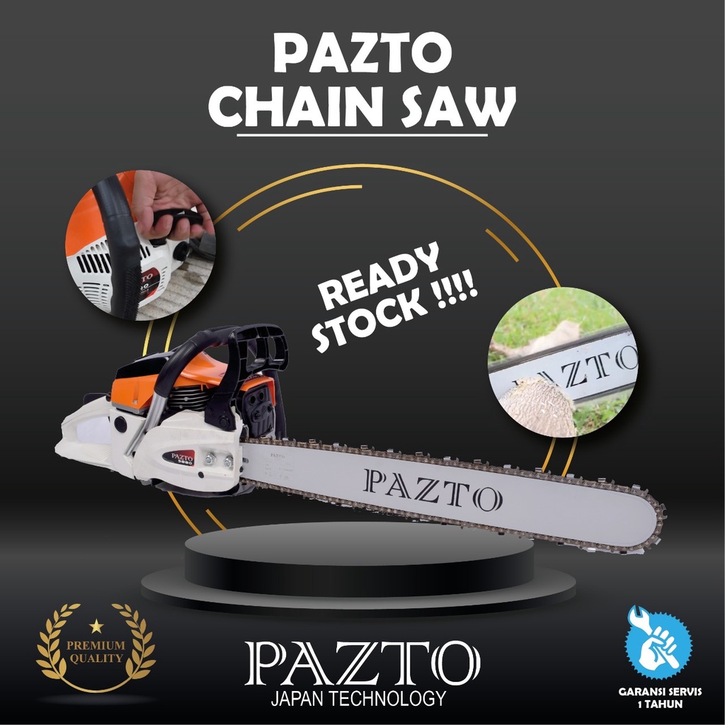 GERGAJI MESIN PAZTO TERBAIK CHAIN SAW 5880