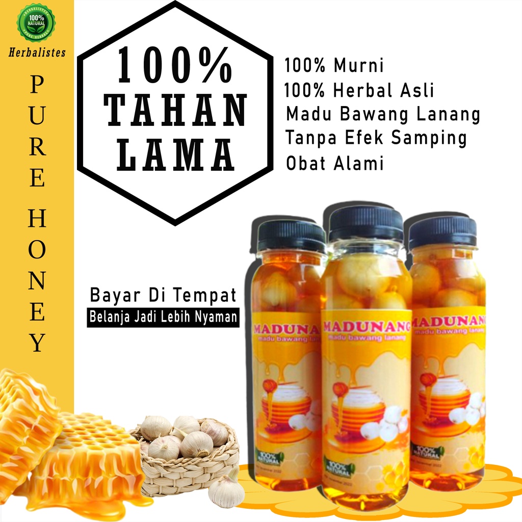 

MADU BAWANG LANANG PUTIH TUNGGAL 350 Gr | MURNI ASLI OBAT HERBAL ALAMI,SUPLEMEN & ANTI VIRUS