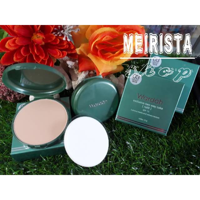 PROMO WARDAH EXCLUSIVE REFILL/BEDAK PADAT ISI ULANG