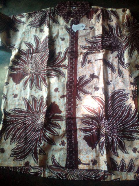 Kemeja Batik Pria Size M L Xl Xxl Dan 5l