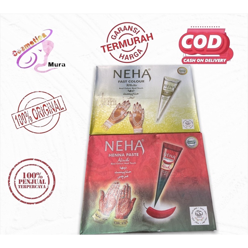 neha henna paste - golecha cherry HENA MUSLIM MIRCHI / HENNA golecha MIRCHI / INAI MUSLIM / INAI HALAL