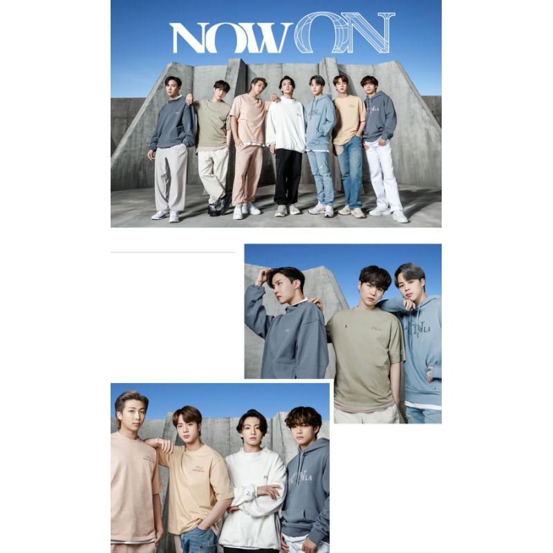 DP BTS X FILA NOW ON