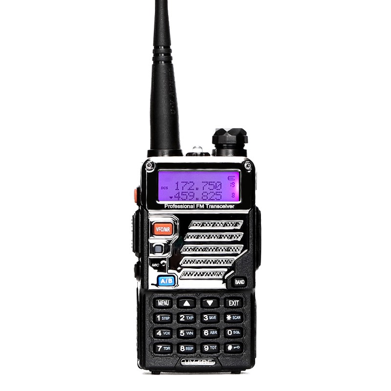 HT BAOFENG UV 5RE Dual Band VHF UHF, Bopeng  UV5R E Garansi 1 Tahun - 5 RE Free Earset UV 5r