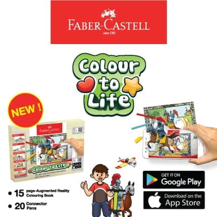 Faber Castell Colour To Life Game Color Connector Pens Colouring Book