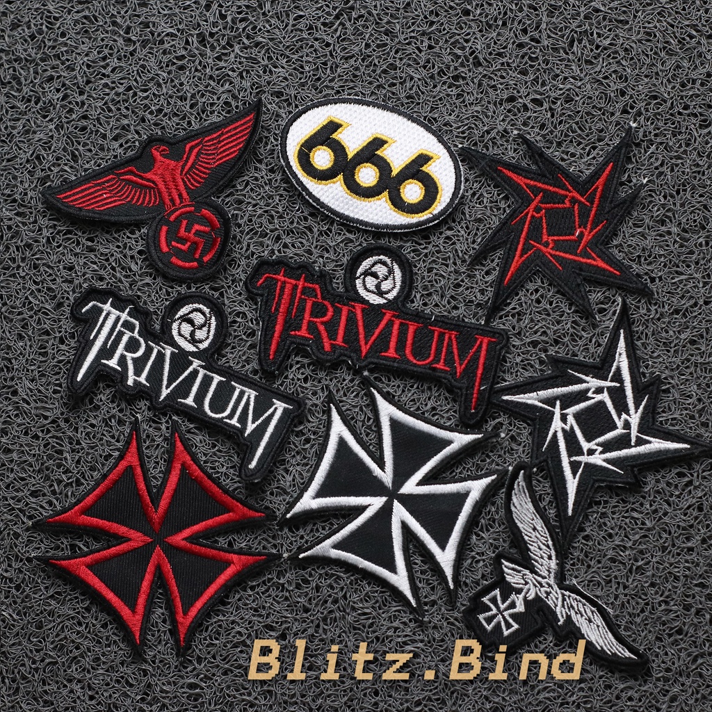 PATCH BORDIR/PATH BORDIR/BACK EMBLEM MUSIK METAL/TRIVIUM