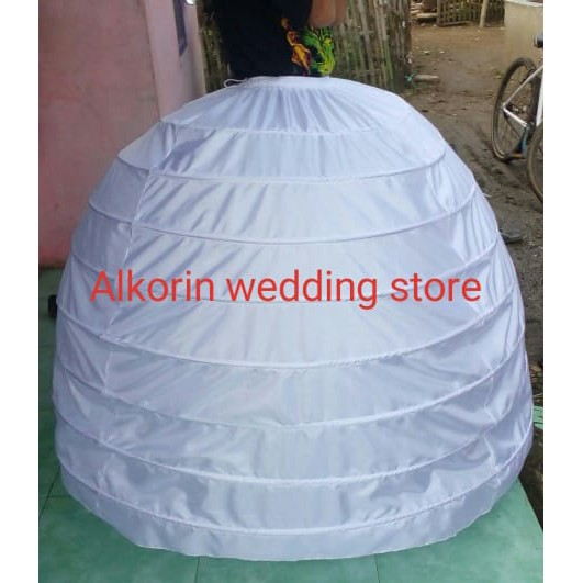 Petticoat Ring 8 Delapan jumbo Diameter 150cm Pengembang Gaun Pengantin Kostum Barbie Petikut peticoat/petikut ring 8 Jumbo pengembang gaun MURAH produksi sendiri