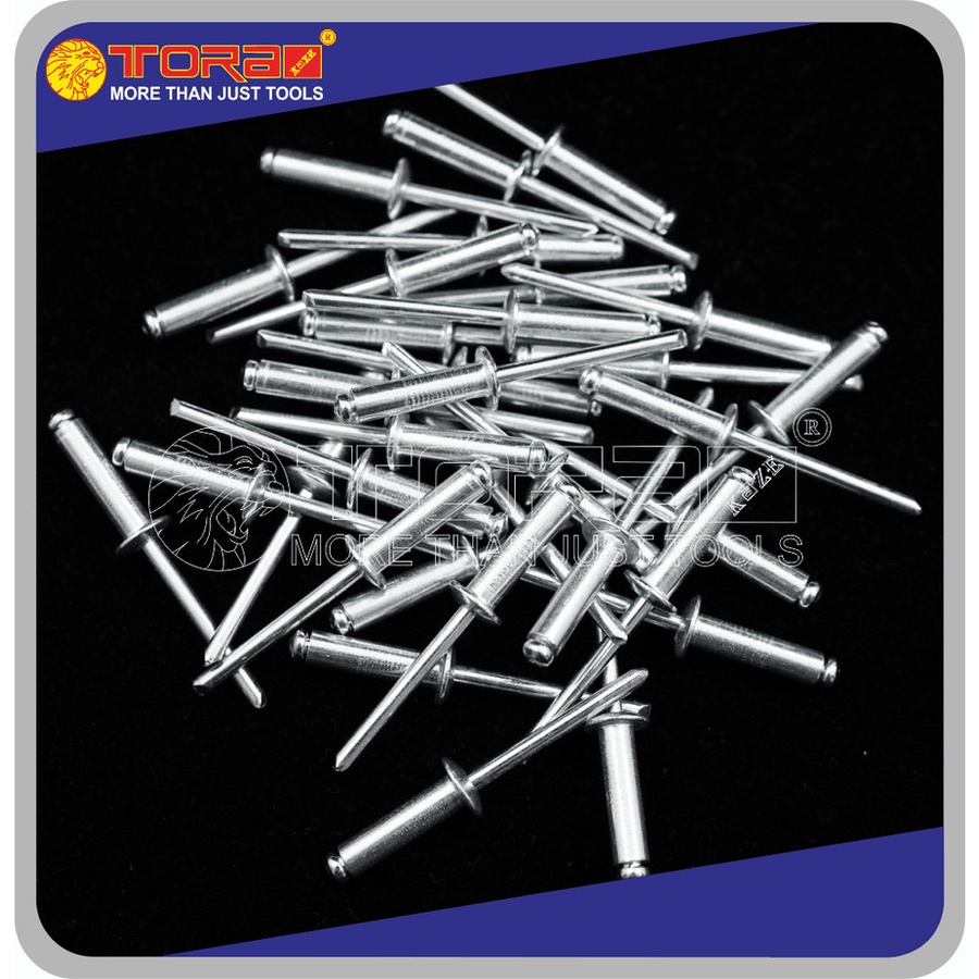 TORA Paku Rivet Ukuran 435,440,540,550,640,675 mm harga per box isi 500 pcs