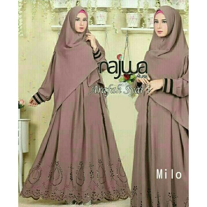 Fashion Hijab Gamis   Baju   Pakaian Wanita Muslim Najwa Syari Limited