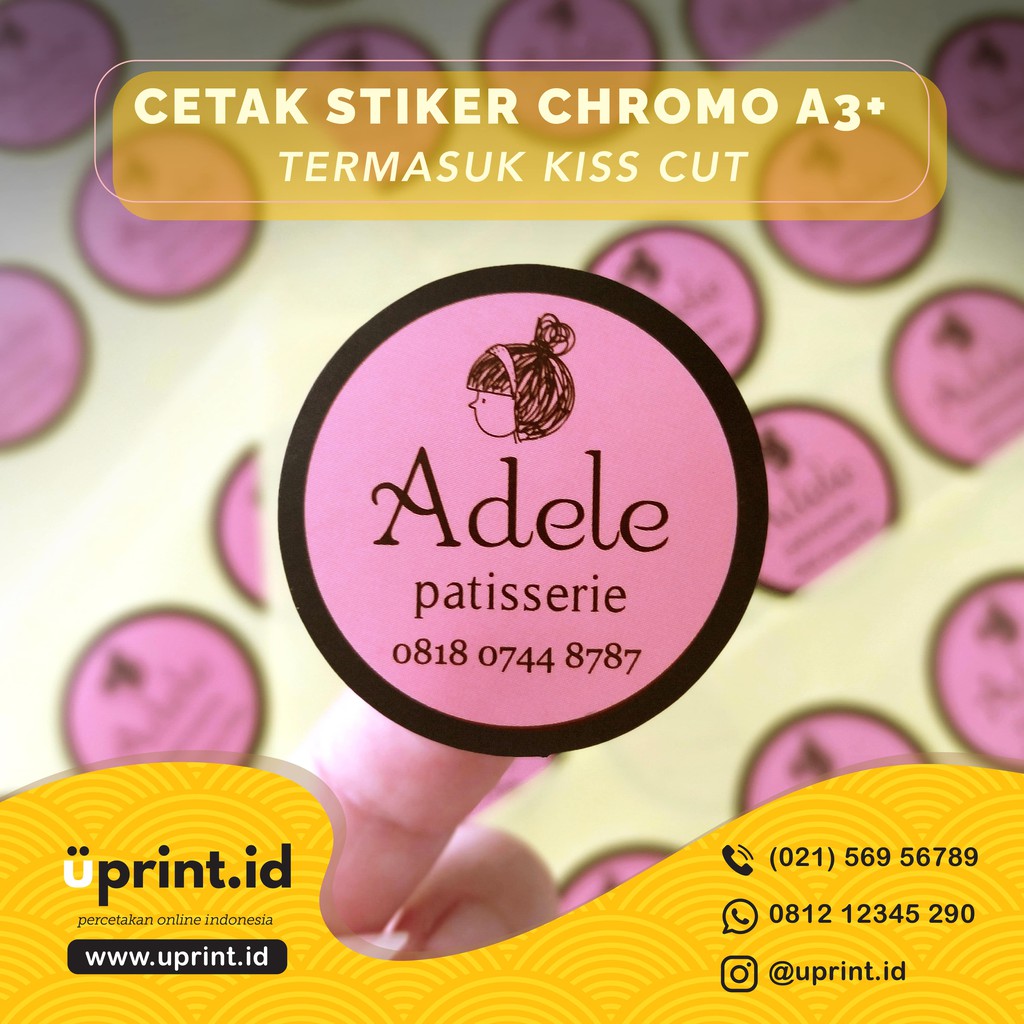 

Cetak Stiker Label Chromo A3 + Cutting / Cetak Label Kemasan Makanan