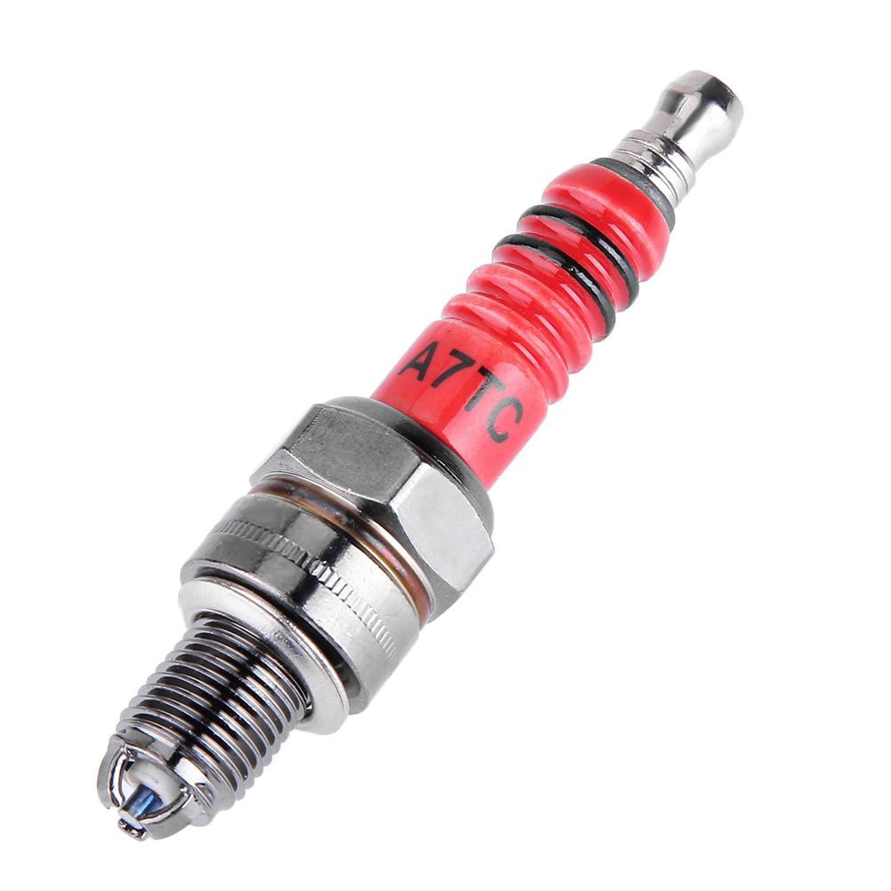 MOJITO YeSheng High Performance 3-Electrode Motorcycle Spark Plug A7TC for 50cc-150cc ATV