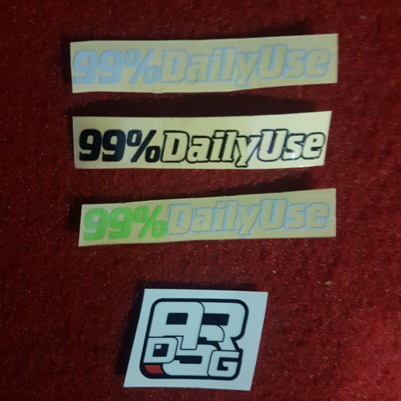 sticker 99% daily use