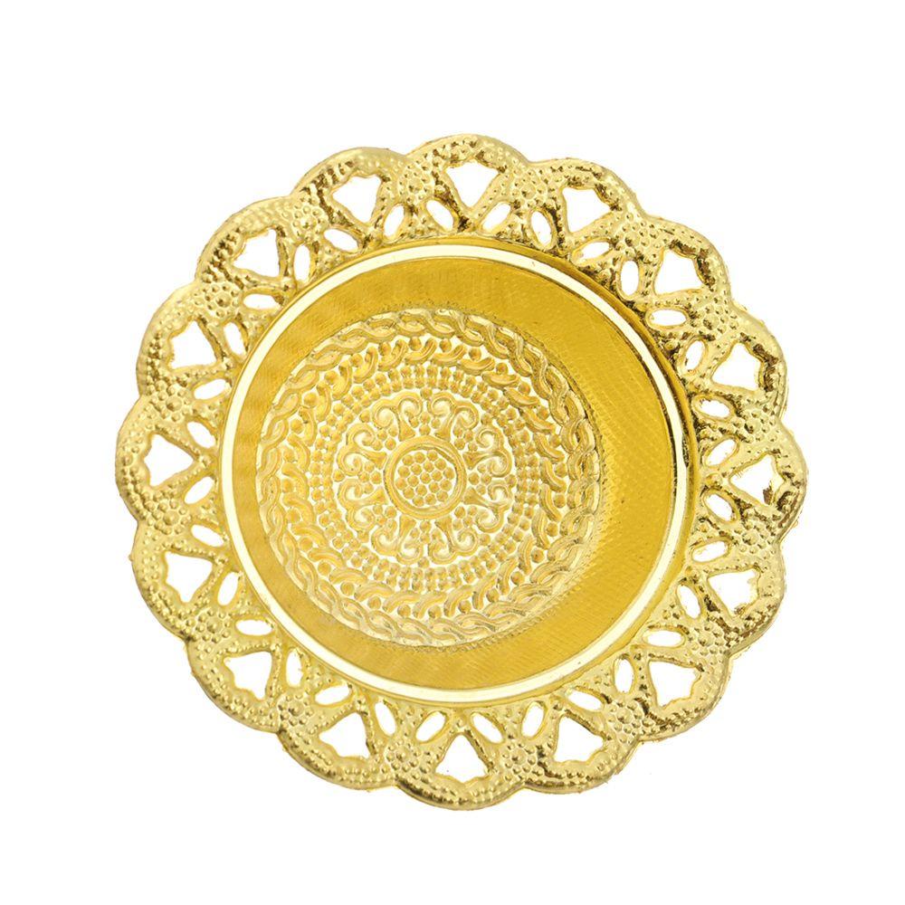 Tempat Bakar Dupa Logam Nanas Portable Hollow Gaya Arab Dekorasi Rumah Tungku Aromaterapi Emas Tempat Dupa