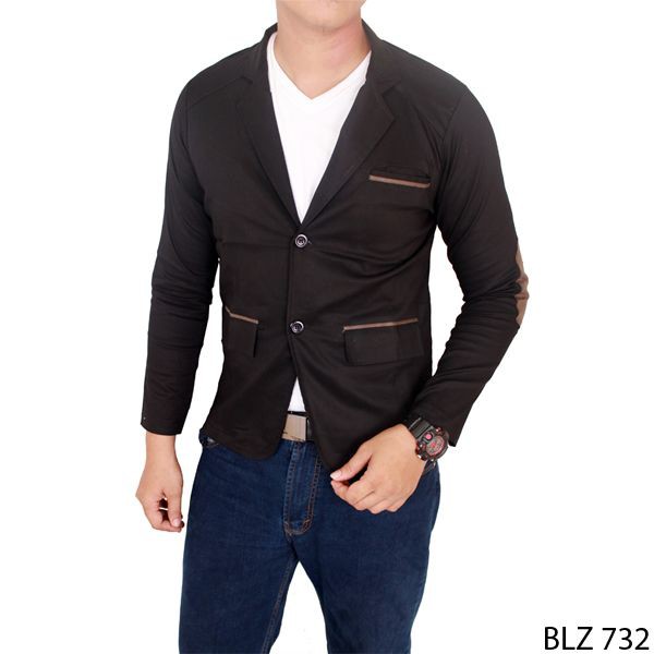 Blazer Pria Slim Fit Katun dengan Lis / Banyak Motif / Premium Quality (COMB)