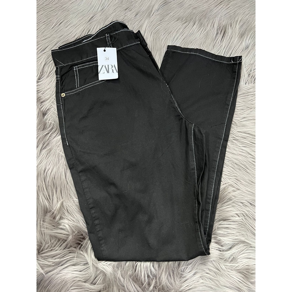 straight fit organic cotton cargo pants