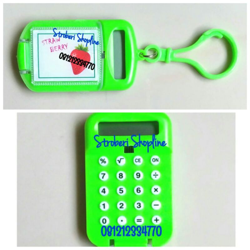 

Kalkulator Mini Strawberry Hijau