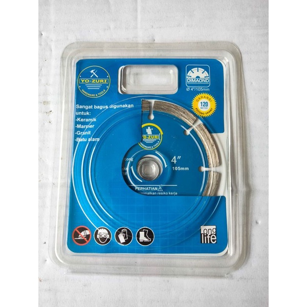 Pisau Potong Keramik YOZURI 4 inch/ Pisau Potong Granit / Pisau Potong Keramik Kering