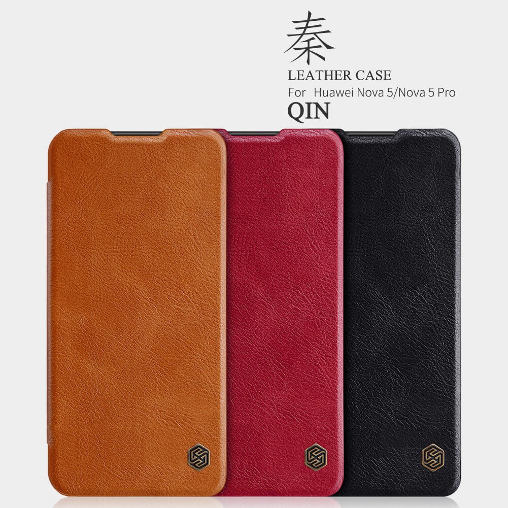 Flip Cover HUAWEI Nova 5 Pro Nillkin Qin Leather Flip Case Original