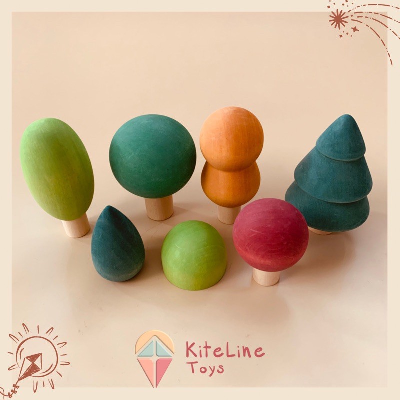 Avdar Chubby Forest Set Wooden Toys Original