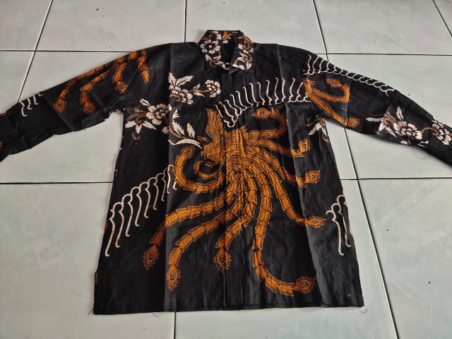 Size M L Xl Xxl Xxxl Bswart Batik Hrb026 Kenongo Hem Pendek Padi Pekalongan M L Xl Batik