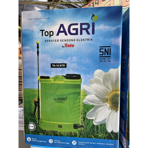 Top AGRI Sprayer Gendong Elektrik