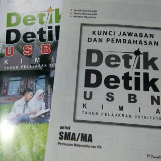 Jual Detik Detik Usbn Kimia Sma Kunci Jawaban Shopee Indonesia