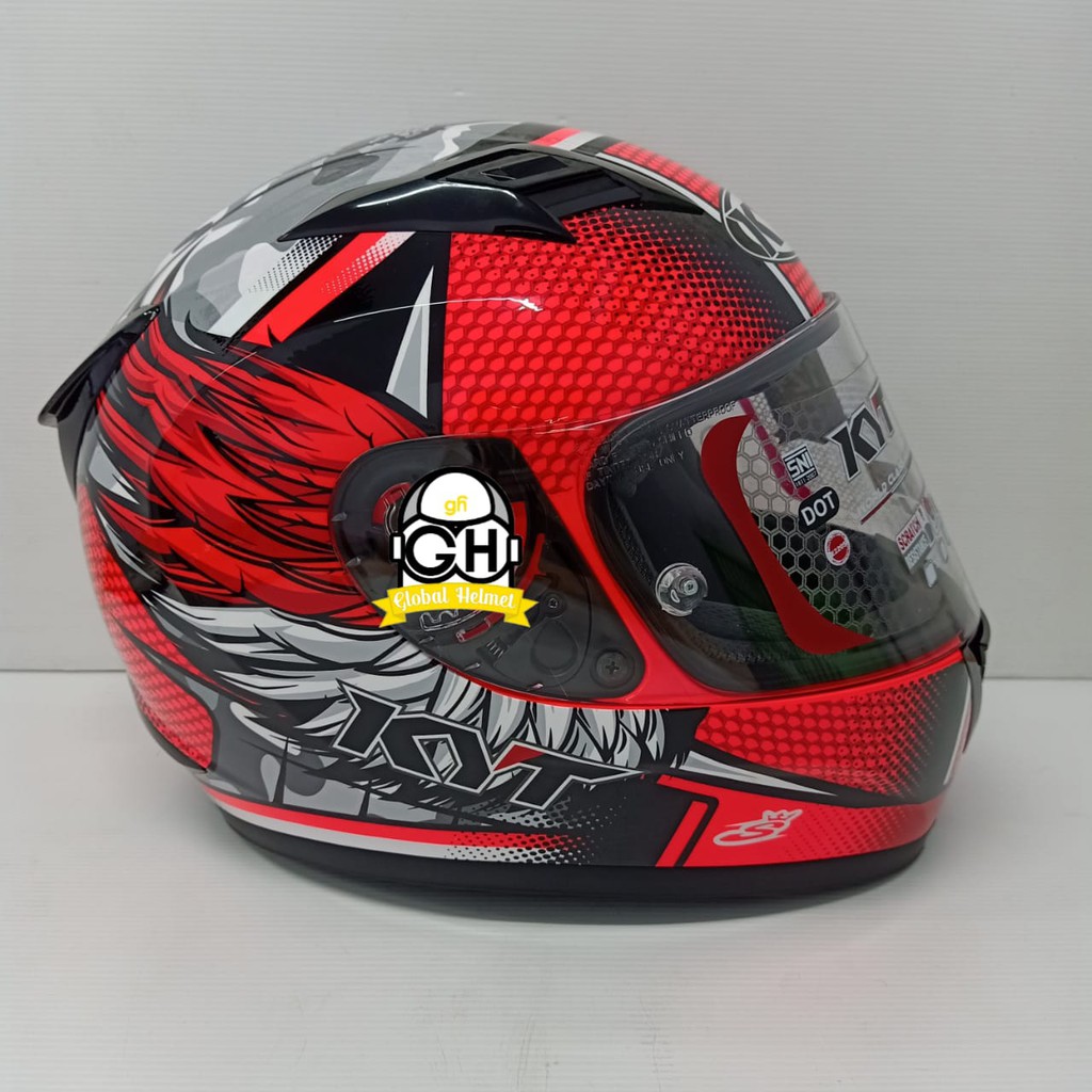 Helm KYT R10 Andi Gilang Flat Visor