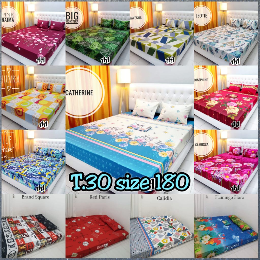 Sprei Homemade 180x200 Tinggi 30 cm (05)