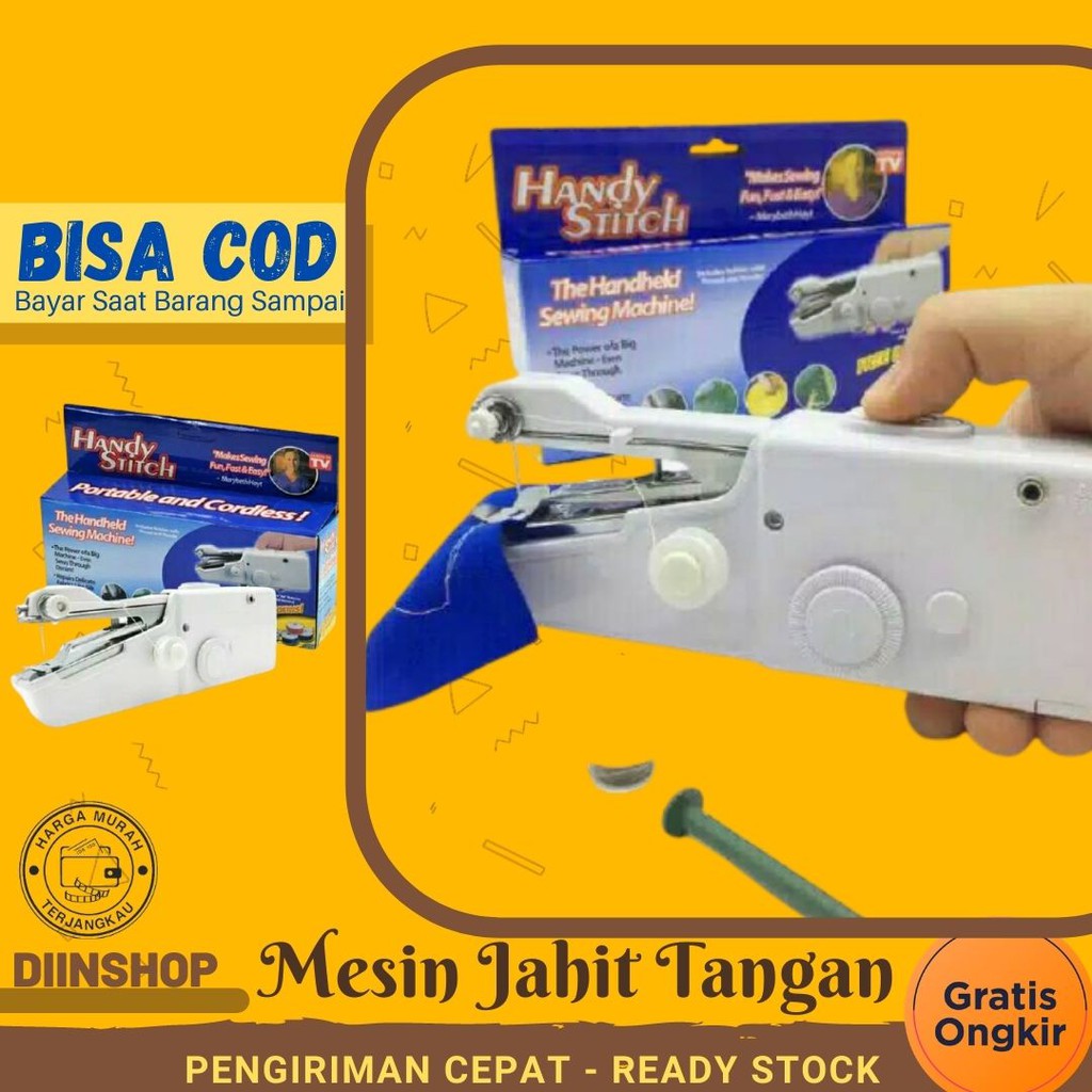 Mesin jahit benang alat rumahan praktis handy stitch mini portable menjahit unik murah meriah M539