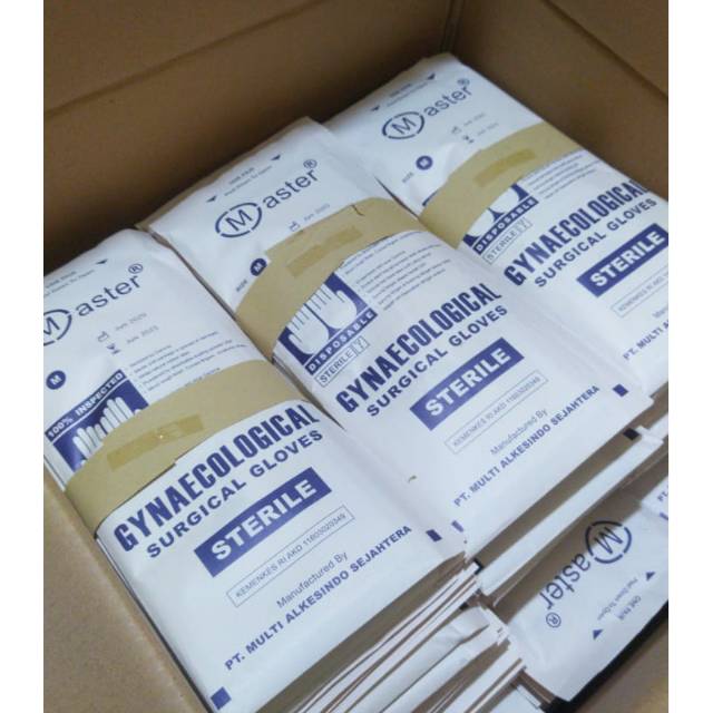 Master Sarung tangan Sterile Obgyn /Gynaecological / ED April 2025/ STERILE