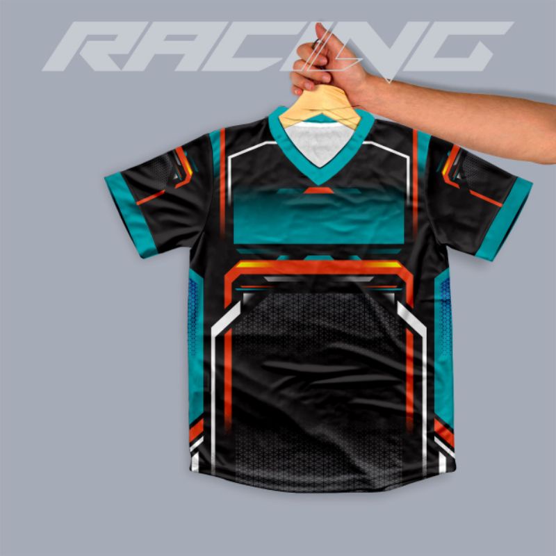 kaos jersey racing pria