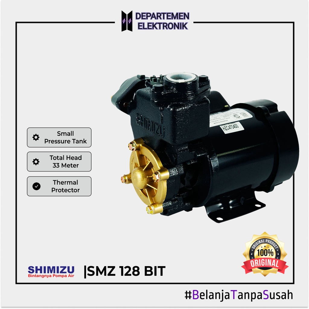 Pompa air listrik Shimizu Ps - 128 Bit MURAH BANGET / GARANSI RESMI