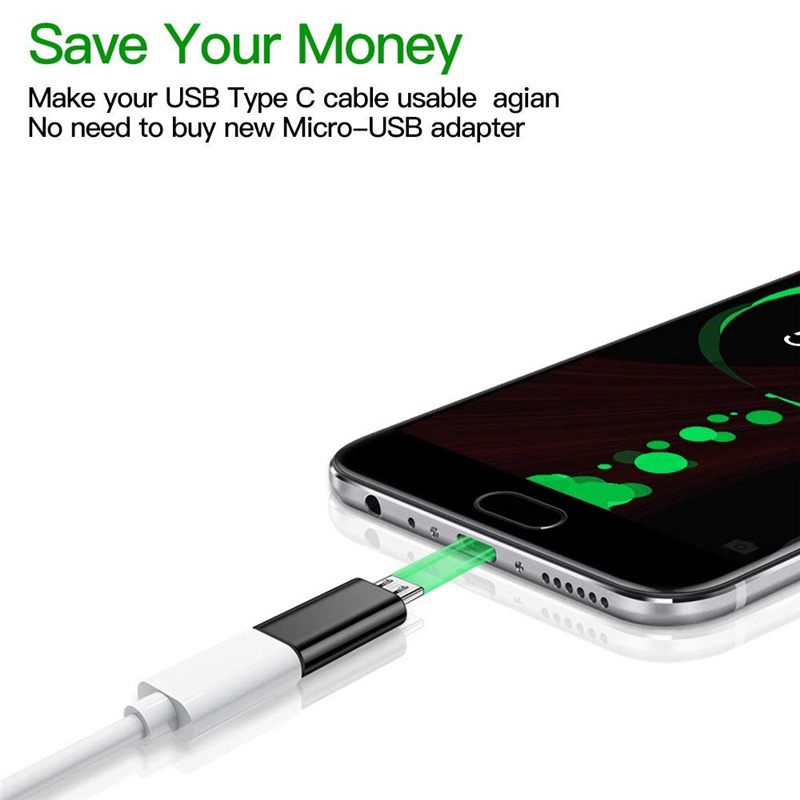 Hot Sale/[Unggulan] Konverter Kabel Android USB Tipe C Ke Micro/Adaptor Data Charger Mini/Kompatibel Dengan Ponsel Laptop Dan Perangkat Lain USB C