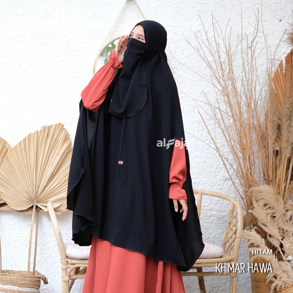 Khimar Jumbo Handsplit Hawa by Alfajar