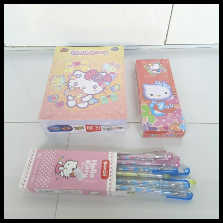 

Paket Alat Tulis Hello Kitty Medium Set