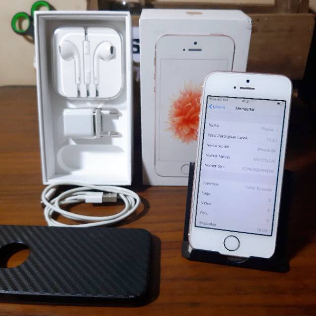 Iphone SE 16GB 64GB Bekas Resmi Internasional Fullset