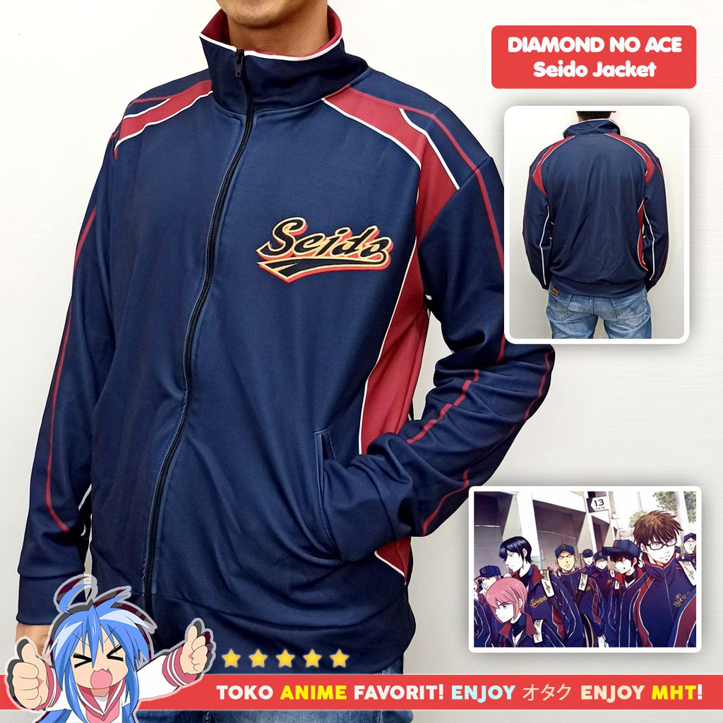 Jaket Anime Diamond no Ace Seido Kostum Cosplay