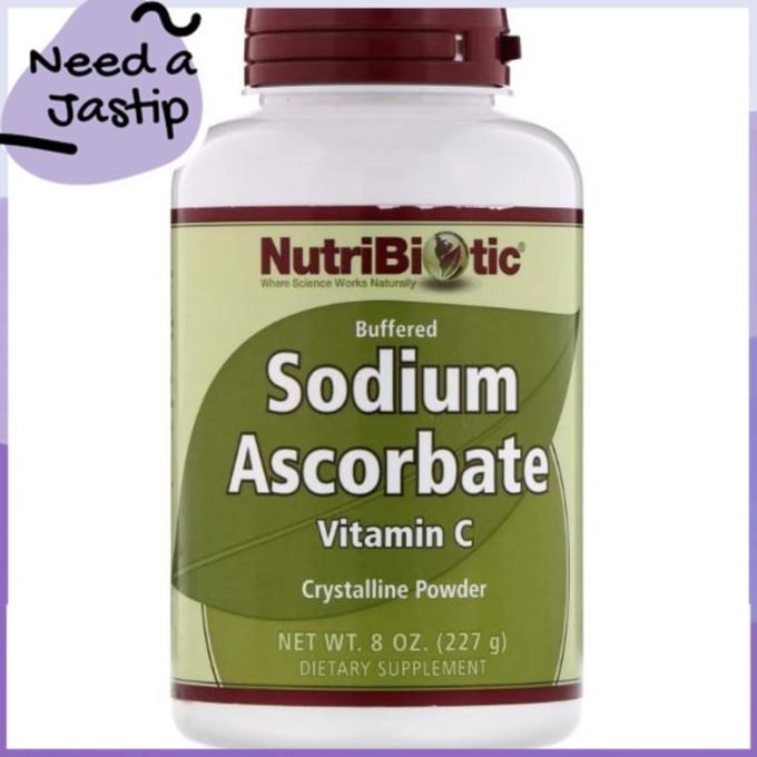 Nutribiotic Buffered Sodium Ascorbate Vitamin C Crystalline Powder 227 D7F8H_Urgs