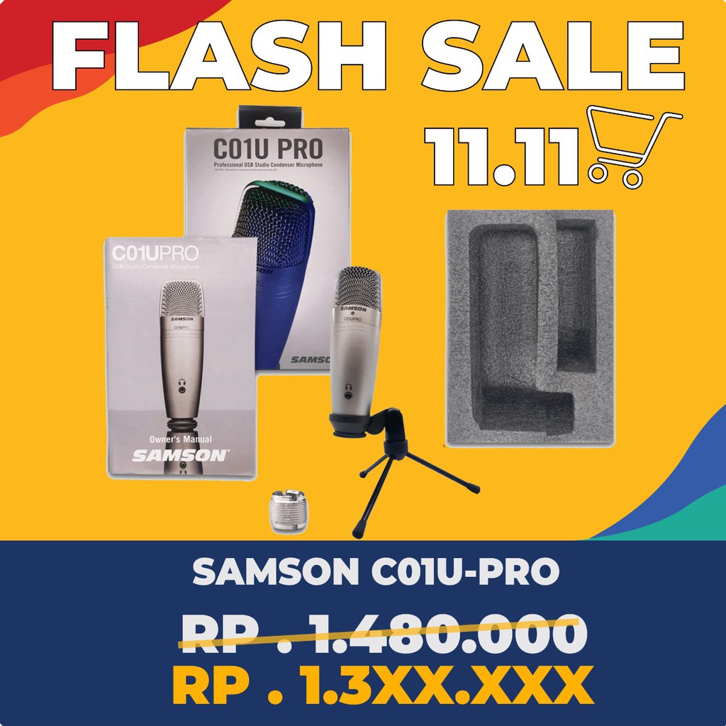 Samson C01U Pro - USB Studio Condenser Microphone ( USB Mic )