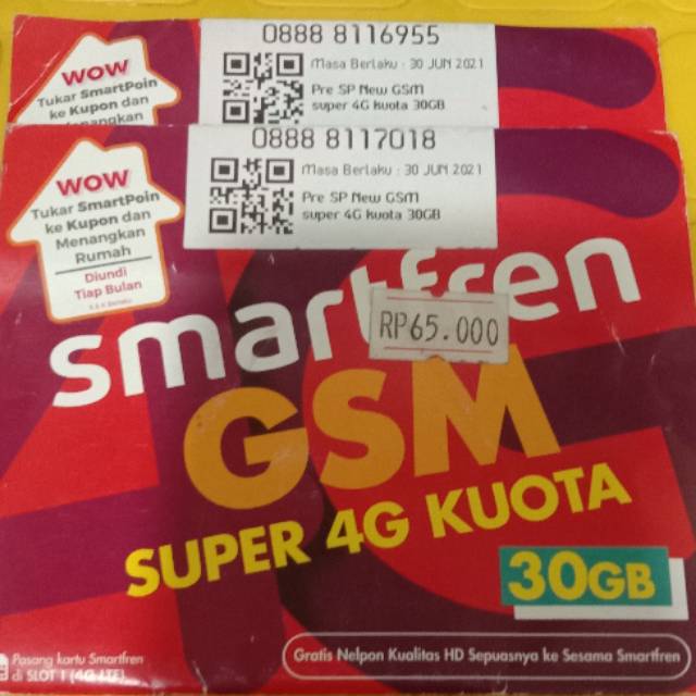 Kartu Perdana Kuota Smartfren