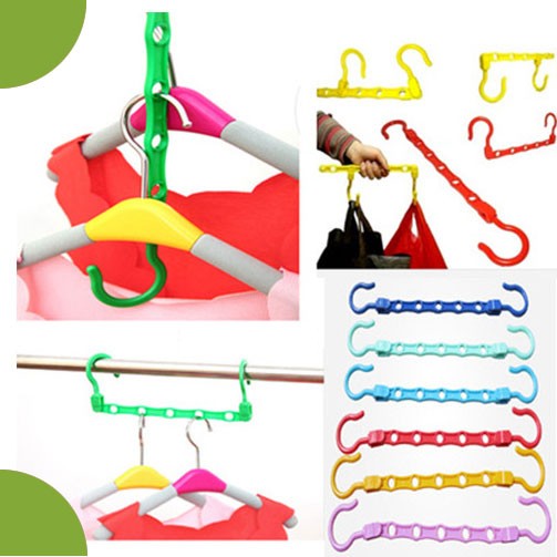 Serbagrosirmurah Magic Hanger Gantungan Baju isi 5 Wonder Hanger Praktis